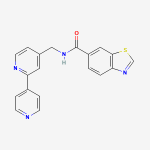 N-([2,4'-bipyridin]-4-ylmethyl)benzo[d]thiazole-6-carboxamide