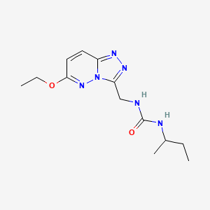 molecular formula C13H20N6O2 B2992162 1-(Sec-butyl)-3-((6-ethoxy-[1,2,4]triazolo[4,3-b]pyridazin-3-yl)methyl)urea CAS No. 2034327-03-0