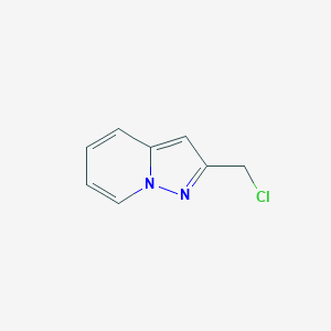 molecular formula C8H7ClN2 B2992247 2-(Chloromethyl)pyrazolo[1,5-a]pyridine CAS No. 1824462-11-4