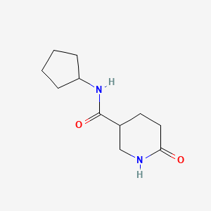 N-Cyclopentyl-6-oxopiperidine-3-carboxamide