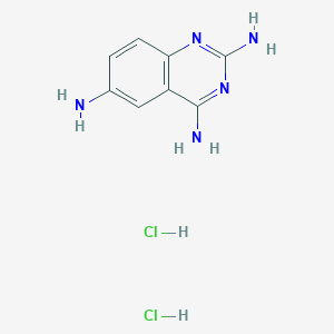 Quinazoline-2,4,6-triamine;dihydrochloride