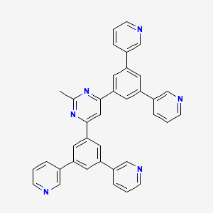 molecular formula C37H26N6 B2992324 B3PyMPM CAS No. 925425-96-3