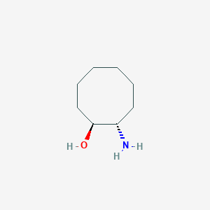 molecular formula C8H17NO B2992339 (1S,2S)-2-Aminocyclooctan-1-ol CAS No. 1551-75-3