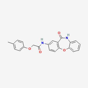 2-(4-methylphenoxy)-N-(11-oxo-10,11-dihydrodibenzo[b,f][1,4]oxazepin-2-yl)acetamide