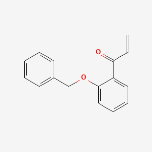 molecular formula C16H14O2 B2992483 1-(2-Phenylmethoxyphenyl)prop-2-en-1-one CAS No. 1881360-76-4