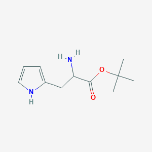 B2992537 Tert-butyl 2-amino-3-(1H-pyrrol-2-yl)propanoate CAS No. 2248274-60-2