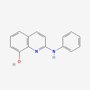 molecular formula C15H12N2O B2992573 2-Anilinoquinolin-8-ol CAS No. 70125-22-3