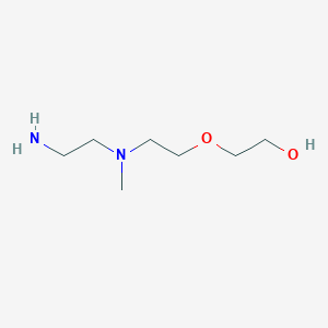molecular formula C7H18N2O2 B2992577 2-(2-((2-氨基乙基)(甲基)氨基)乙氧基)乙醇 CAS No. 1249826-70-7