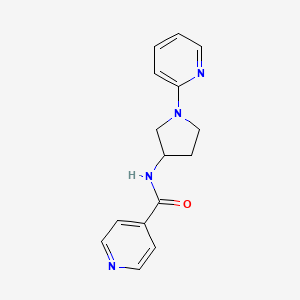 N-(1-(pyridin-2-yl)pyrrolidin-3-yl)isonicotinamide