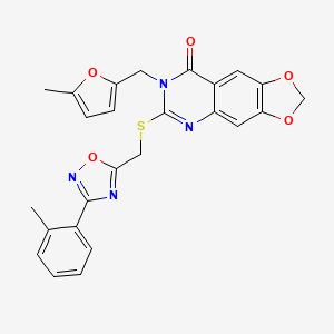 N-(3,4-dimethoxyphenyl)-1-[3-(morpholin-4-ylsulfonyl)pyridin-2-yl]piperidine-4-carboxamide