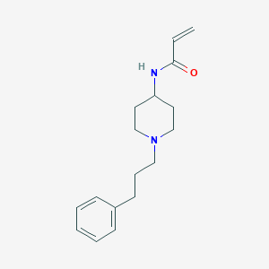 molecular formula C17H24N2O B2992639 N-[1-(3-Phenylpropyl)piperidin-4-yl]prop-2-enamide CAS No. 2411302-84-4