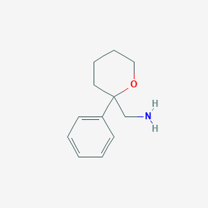 molecular formula C12H17NO B2992642 (2-苯氧杂环-2-基)甲胺 CAS No. 2173999-75-0