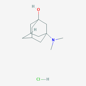 molecular formula C12H22ClNO B2992646 3-(Dimethylamino)adamantan-1-ol hydrochloride CAS No. 149607-01-2