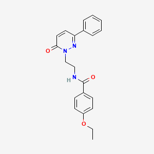 4-ethoxy-N-(2-(6-oxo-3-phenylpyridazin-1(6H)-yl)ethyl)benzamide