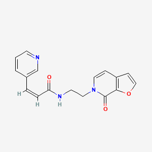 (Z)-N-(2-(7-oxofuro[2,3-c]pyridin-6(7H)-yl)ethyl)-3-(pyridin-3-yl)acrylamide