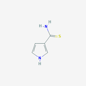 molecular formula C5H6N2S B2992762 1H-pyrrole-3-carbothioamide CAS No. 90980-16-8