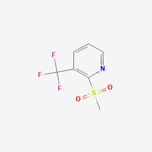 molecular formula C7H6F3NO2S B2992809 2-Methylsulfonyl-3-trifluoromethylpyridine CAS No. 886498-06-2