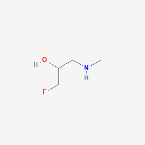 molecular formula C4H10FNO B2992851 1-Fluoro-3-(methylamino)propan-2-ol CAS No. 659-60-9
