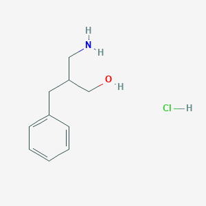 molecular formula C10H16ClNO B2992885 3-氨基-2-苄基丙醇盐酸盐 CAS No. 1956309-47-9