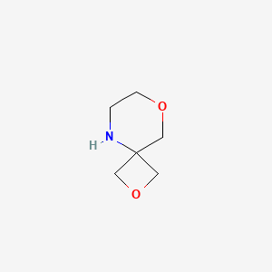 molecular formula C6H11NO2 B2992940 2,8-Dioxa-5-azaspiro[3.5]nonane CAS No. 1240725-47-6; 1392804-64-6