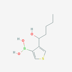 4-(1-Hydroxypentyl)thiophen-3-boronic acid