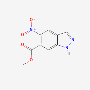 methyl 5-nitro-1H-indazole-6-carboxylate