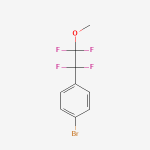 molecular formula C9H7BrF4O B2993083 1-溴-4-(1,1,2,2-四氟-2-甲氧基乙基)苯 CAS No. 2193061-60-6