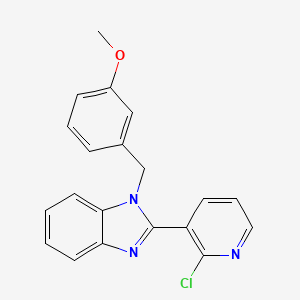 2-(2-chloropyridin-3-yl)-1-(3-methoxybenzyl)-1H-benzo[d]imidazole