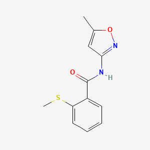 N-(5-methylisoxazol-3-yl)-2-(methylthio)benzamide