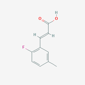 molecular formula C10H9FO2 B2993098 2-Fluoro-5-methylcinnamic acid CAS No. 773130-21-5