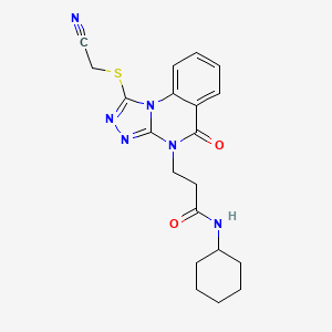 6-benzyl-N-(3-chlorobenzyl)-7-oxo-6,7-dihydroisothiazolo[4,3-d]pyrimidine-3-carboxamide