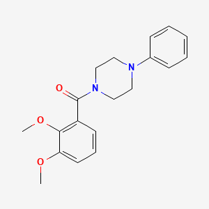 molecular formula C19H22N2O3 B2993119 1-(2,3-Dimethoxybenzoyl)-4-phenylpiperazine CAS No. 887459-35-0