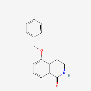 5-((4-methylbenzyl)oxy)-3,4-dihydroisoquinolin-1(2H)-one