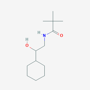 N-(2-cyclohexyl-2-hydroxyethyl)pivalamide