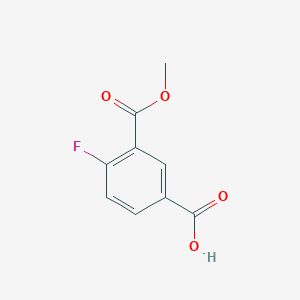 4-Fluoro-3-(methoxycarbonyl)benzoic acid