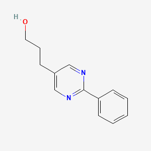 3-(2-Phenylpyrimidin-5-yl)propan-1-ol