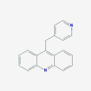 molecular formula C19H14N2 B299321 9-(4-Pyridylmethyl)acridine 