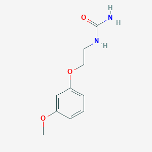 molecular formula C10H14N2O3 B299324 N-[2-(3-methoxyphenoxy)ethyl]urea 