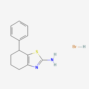7-Phenyl-4,5,6,7-tetrahydro-1,3-benzothiazol-2-amine hydrobromide