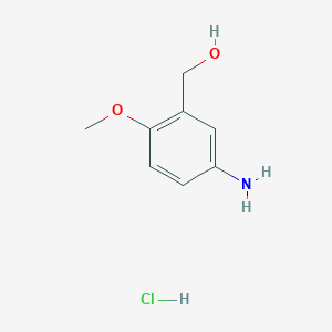 (5-Amino-2-methoxyphenyl)methanol;hydrochloride