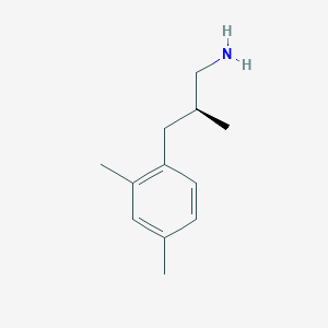 molecular formula C12H19N B2993291 (2S)-3-(2,4-Dimethylphenyl)-2-methylpropan-1-amine CAS No. 2248184-20-3