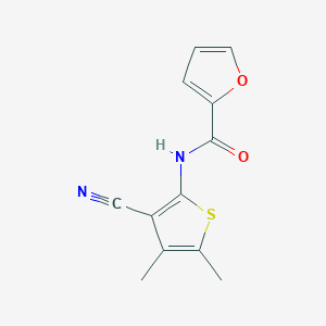 N-(3-cyano-4,5-dimethylthiophen-2-yl)furan-2-carboxamide