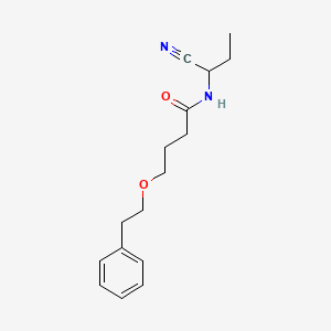 N-(1-cyanopropyl)-4-(2-phenylethoxy)butanamide