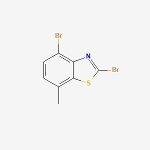2,4-Dibromo-7-methyl-1,3-benzothiazole
