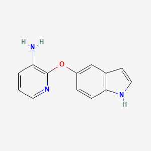 2-(1H-indol-5-yloxy)pyridin-3-amine