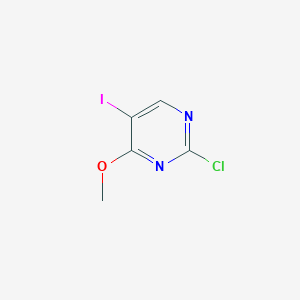 molecular formula C5H4ClIN2O B2993339 2-Chloro-5-iodo-4-methoxypyrimidine CAS No. 159585-16-7