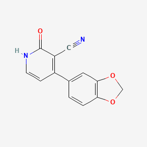 4-(1,3-Benzodioxol-5-yl)-2-oxo-1,2-dihydro-3-pyridinecarbonitrile