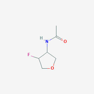 N-(4-fluorooxolan-3-yl)acetamide