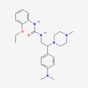 1-(2-(4-(Dimethylamino)phenyl)-2-(4-methylpiperazin-1-yl)ethyl)-3-(2-ethoxyphenyl)urea
