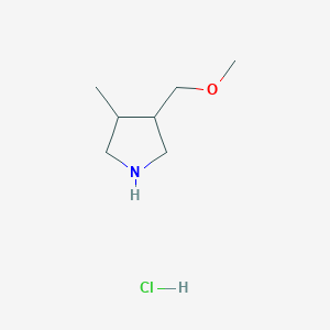 3-(Methoxymethyl)-4-methylpyrrolidine hydrochloride